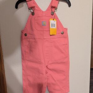 Carhartt Kids Pink Overalls